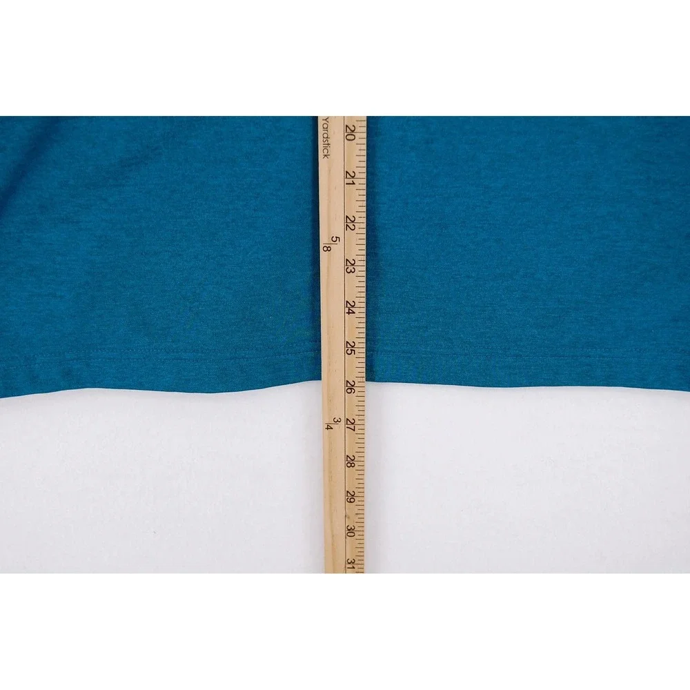 Callaway Golf Pullover Mens Medium Blue 1/4 Zip Fleece Lined‎ Mock Neck Top